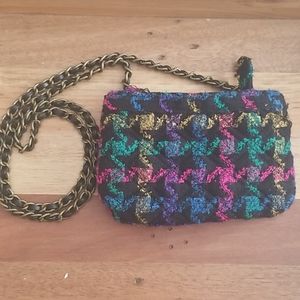 Vintage Style Quilted w/Chain strap handbag